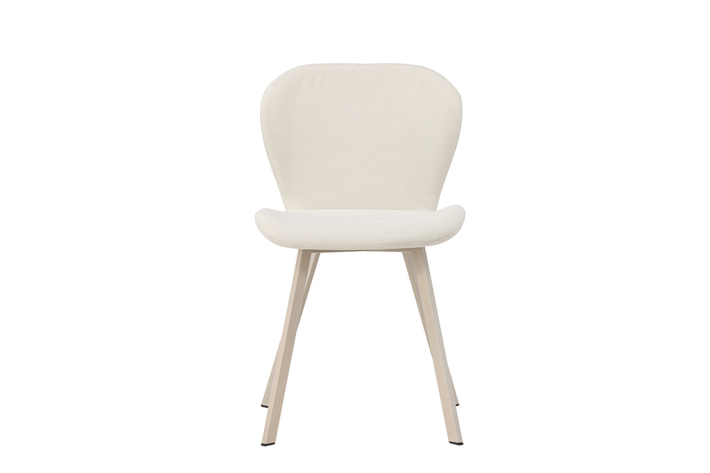 Lilja matstol 2-pack beige med beige tyg