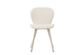 Lilja matstol 2-pack beige med beige tyg