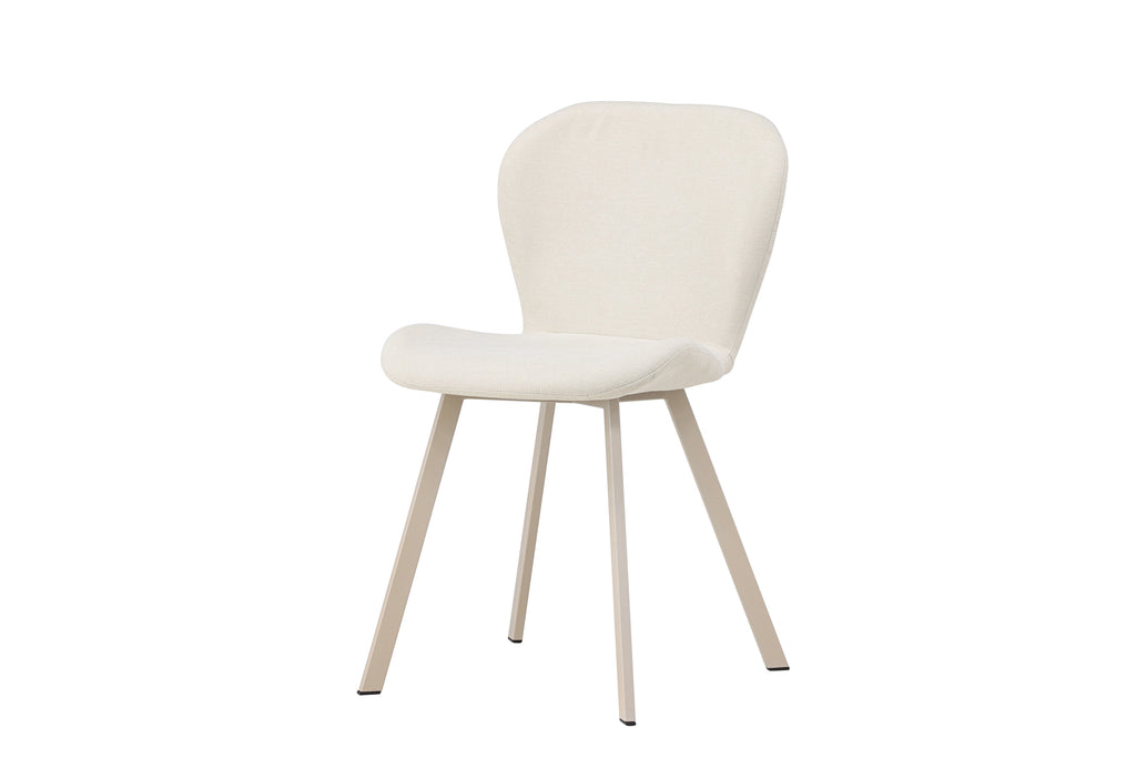 Lilja matstol 2-pack beige med beige tyg