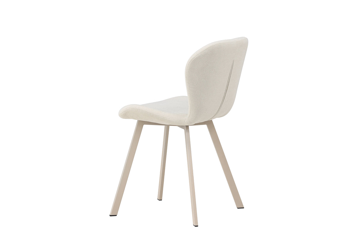 Lilja matstol 2-pack beige med beige tyg
