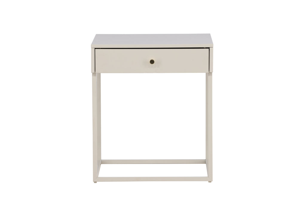 Bakal sängbord beige