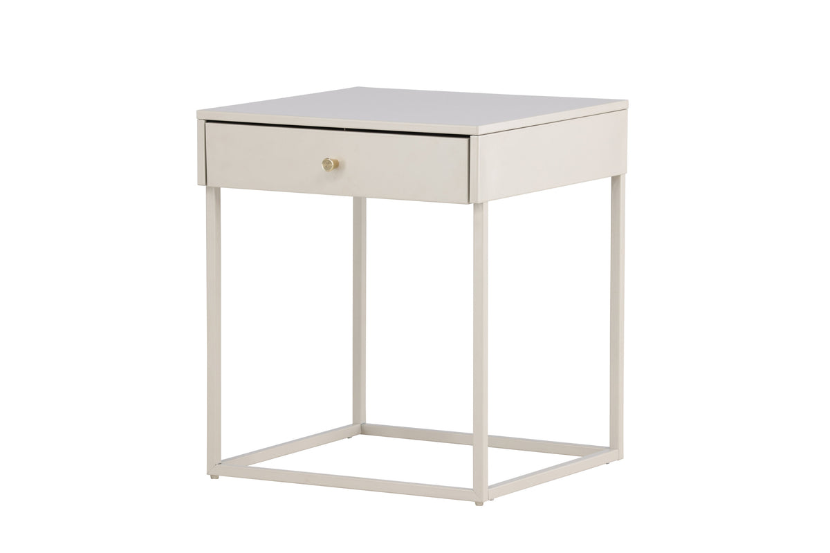 Bakal sängbord beige