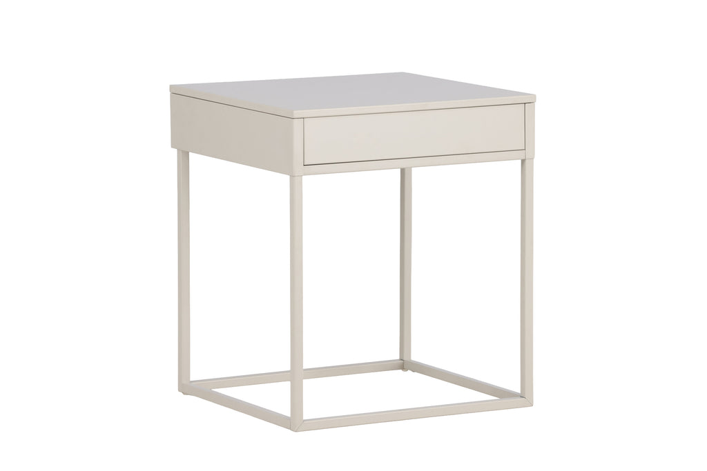 Bakal sängbord beige