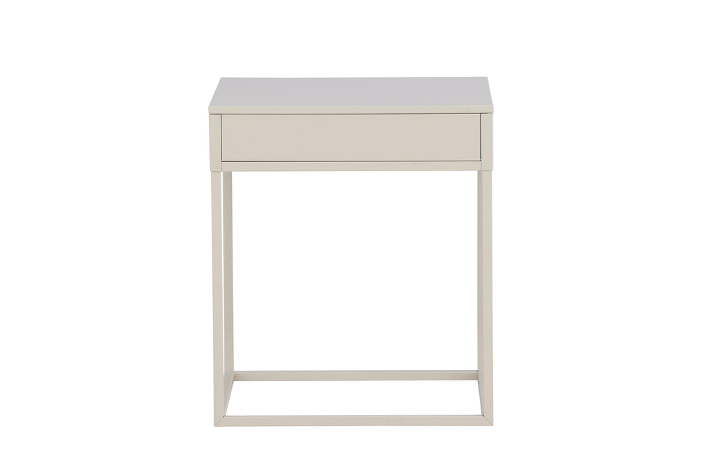 Bakal sängbord beige