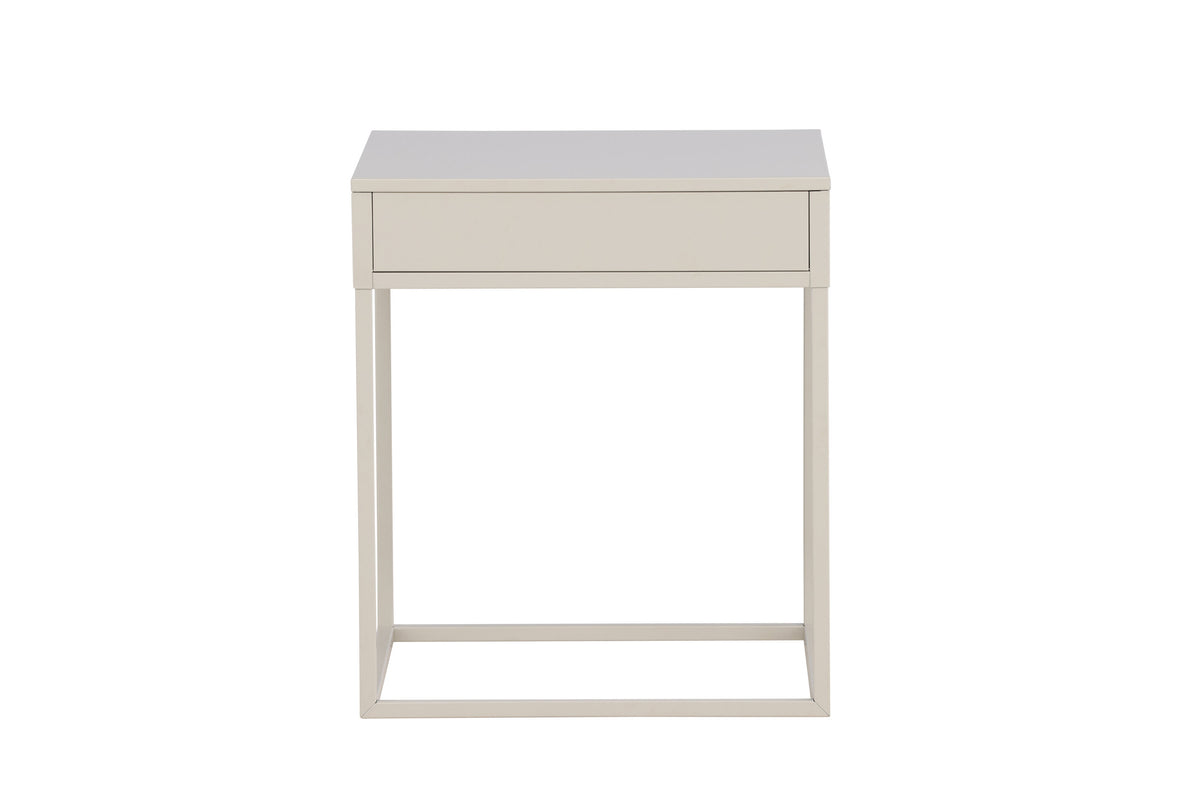 Bakal sängbord beige