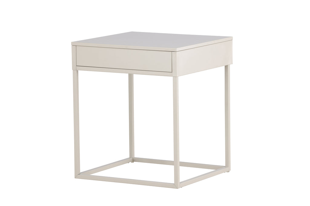 Bakal sängbord beige