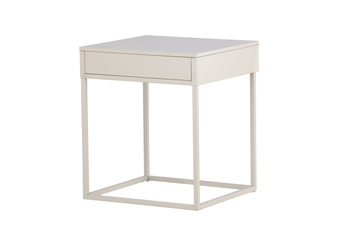 Bakal sängbord beige