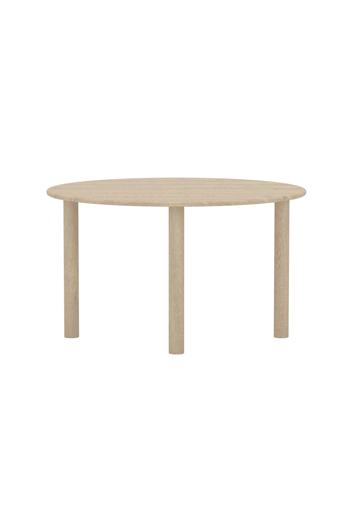 Hilo ovalt matbord 130x110 cm naturfärgad MDF med papperslaminat