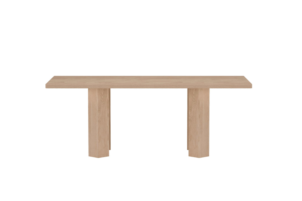 Lillehammer matbord naturfärgat MDF med 3D-papperslaminat