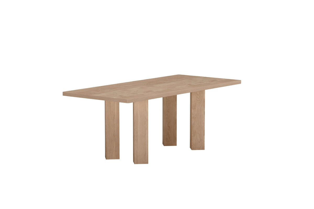 Lillehammer matbord naturfärgat MDF med 3D-papperslaminat