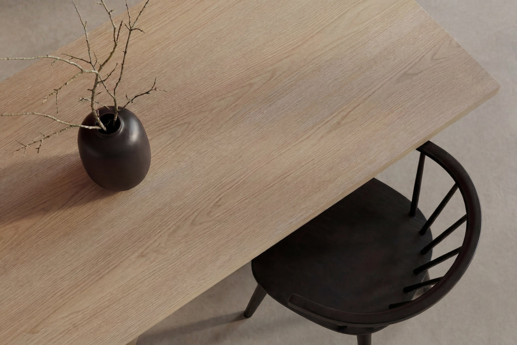 Lillehammer matbord naturfärgat MDF med 3D-papperslaminat