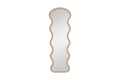Loui spegel beige med klarglas