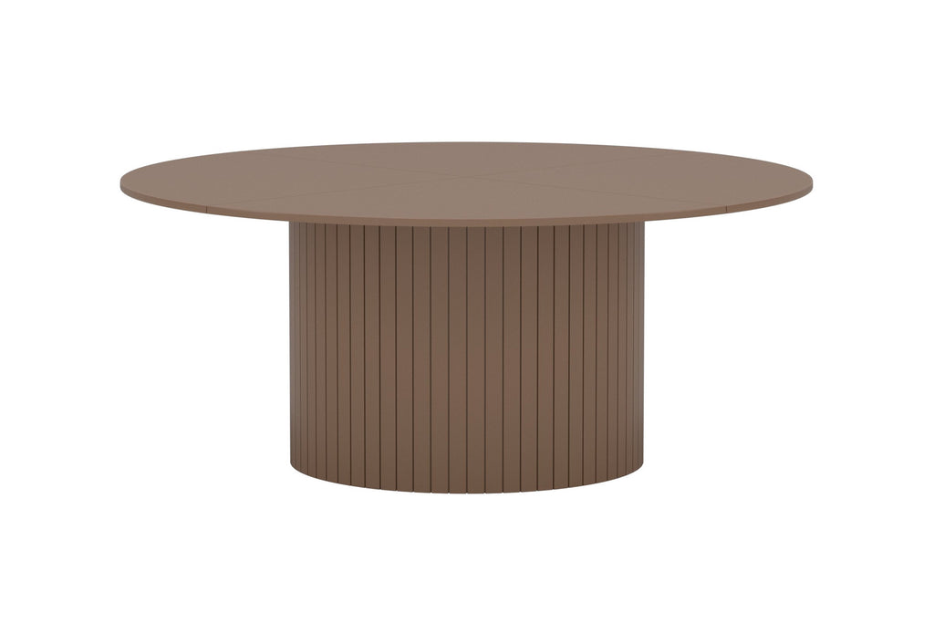Härön runt matbord Ø180 cm brunt MDF