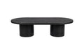 Narvik soffbord 32x120x60 cm svart MDF med 3D-papperslaminat