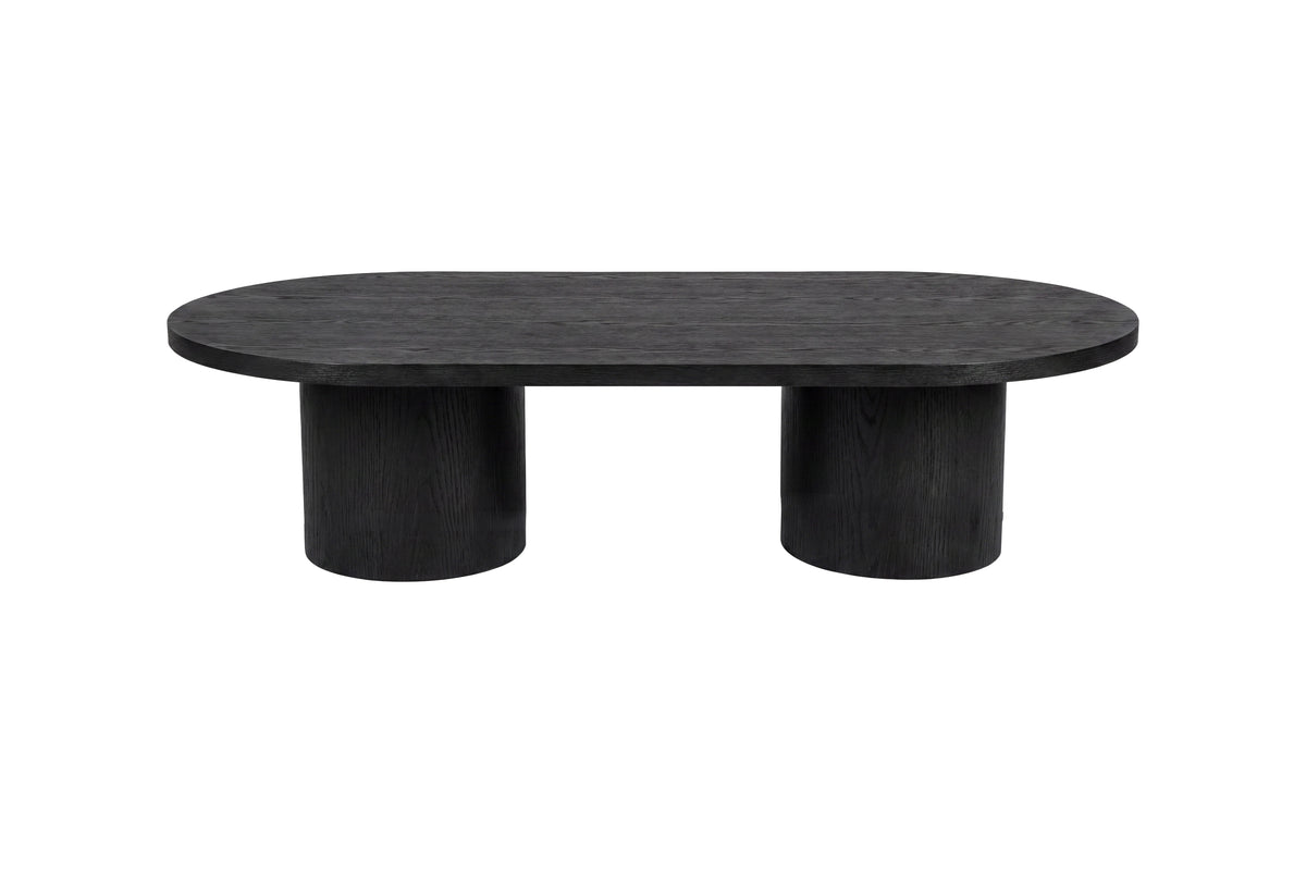 Narvik soffbord 32x120x60 cm svart MDF med 3D-papperslaminat