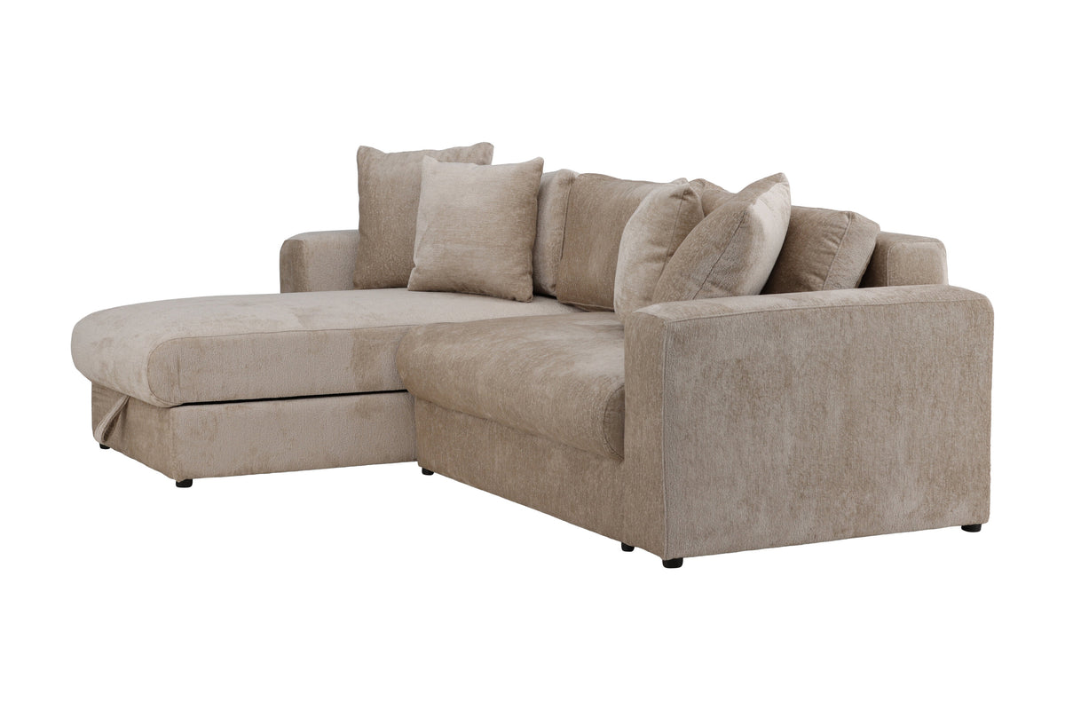 Bellman bäddsoffa i beige sammet