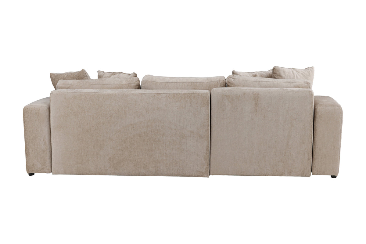 Bellman bäddsoffa i beige sammet