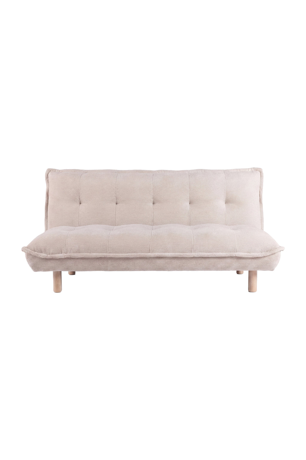 Gertrud bäddsoffa vitlaserad/beige manchester