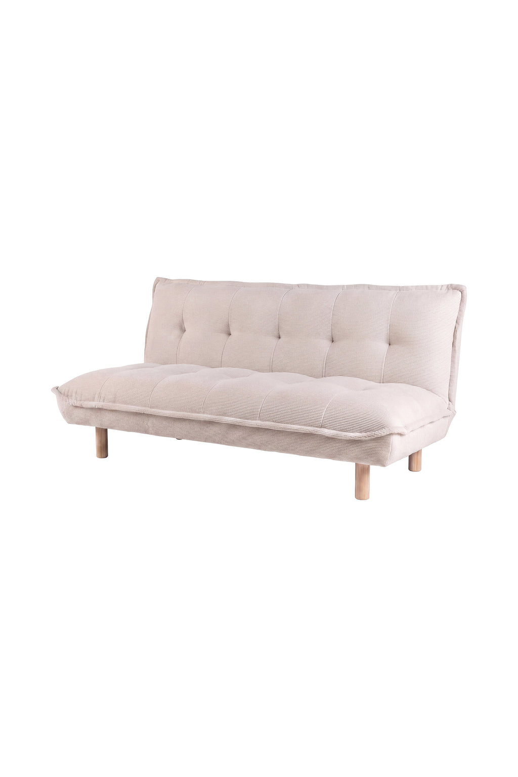 Gertrud bäddsoffa vitlaserad/beige manchester