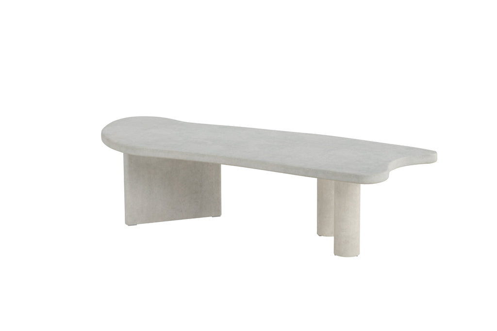 Polle soffbord i MDF med betongliknande 3D-papperslaminat
