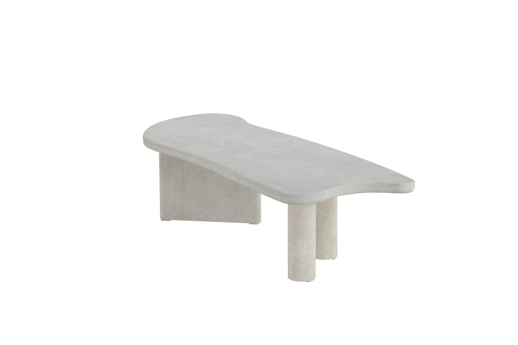 Polle soffbord i MDF med betongliknande 3D-papperslaminat