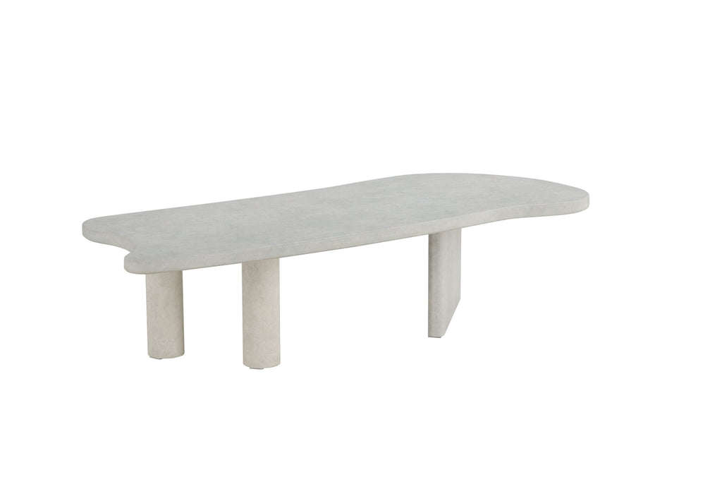Polle soffbord i MDF med betongliknande 3D-papperslaminat