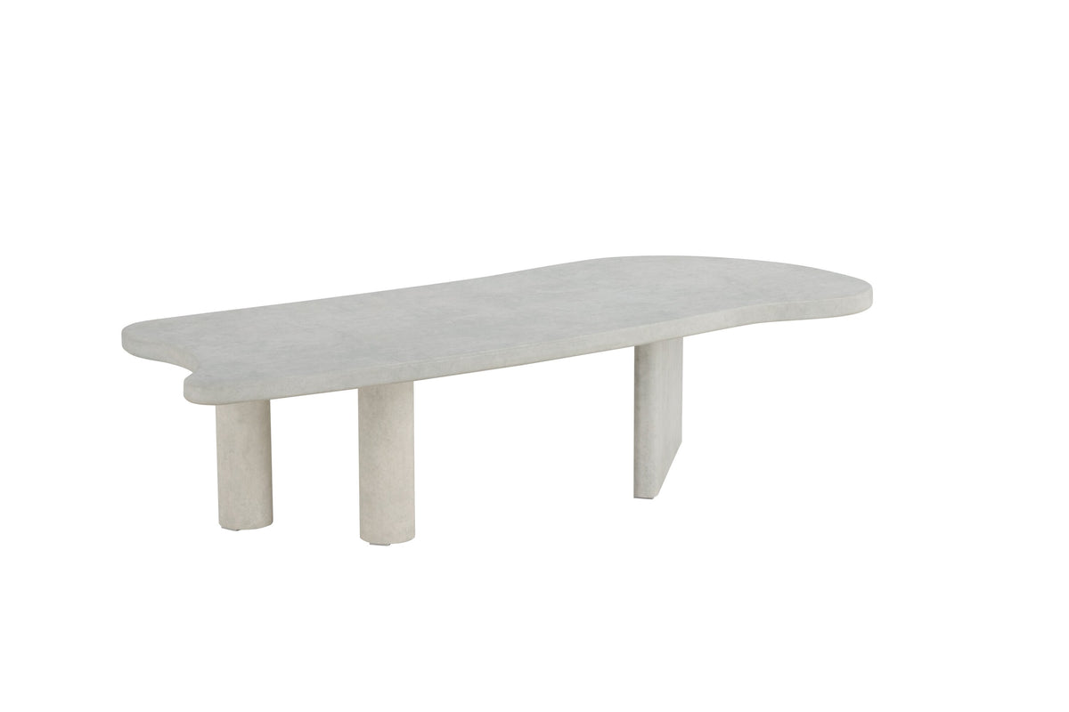 Polle soffbord i MDF med betongliknande 3D-papperslaminat