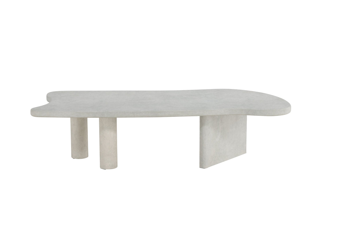 Polle soffbord i MDF med betongliknande 3D-papperslaminat