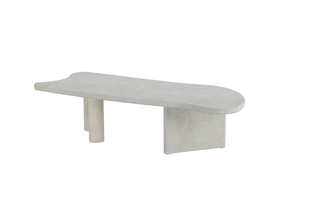 Polle soffbord i MDF med betongliknande 3D-papperslaminat