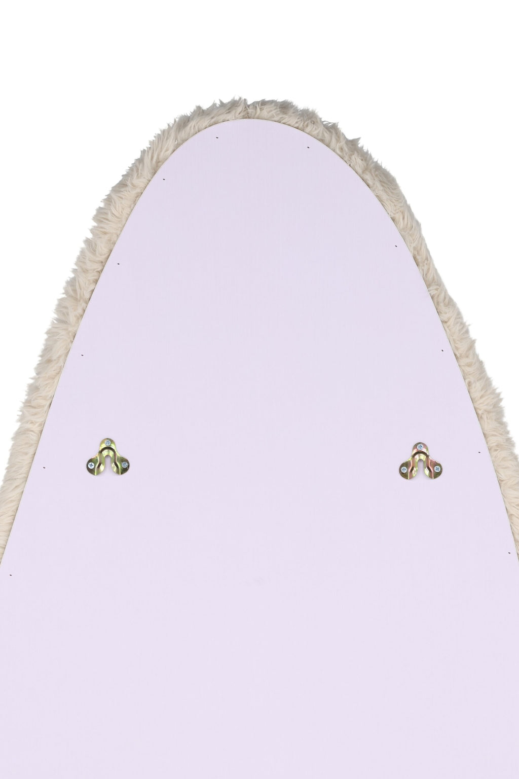 Mirza spegel 193x67 cm beige fuskpäls och glas