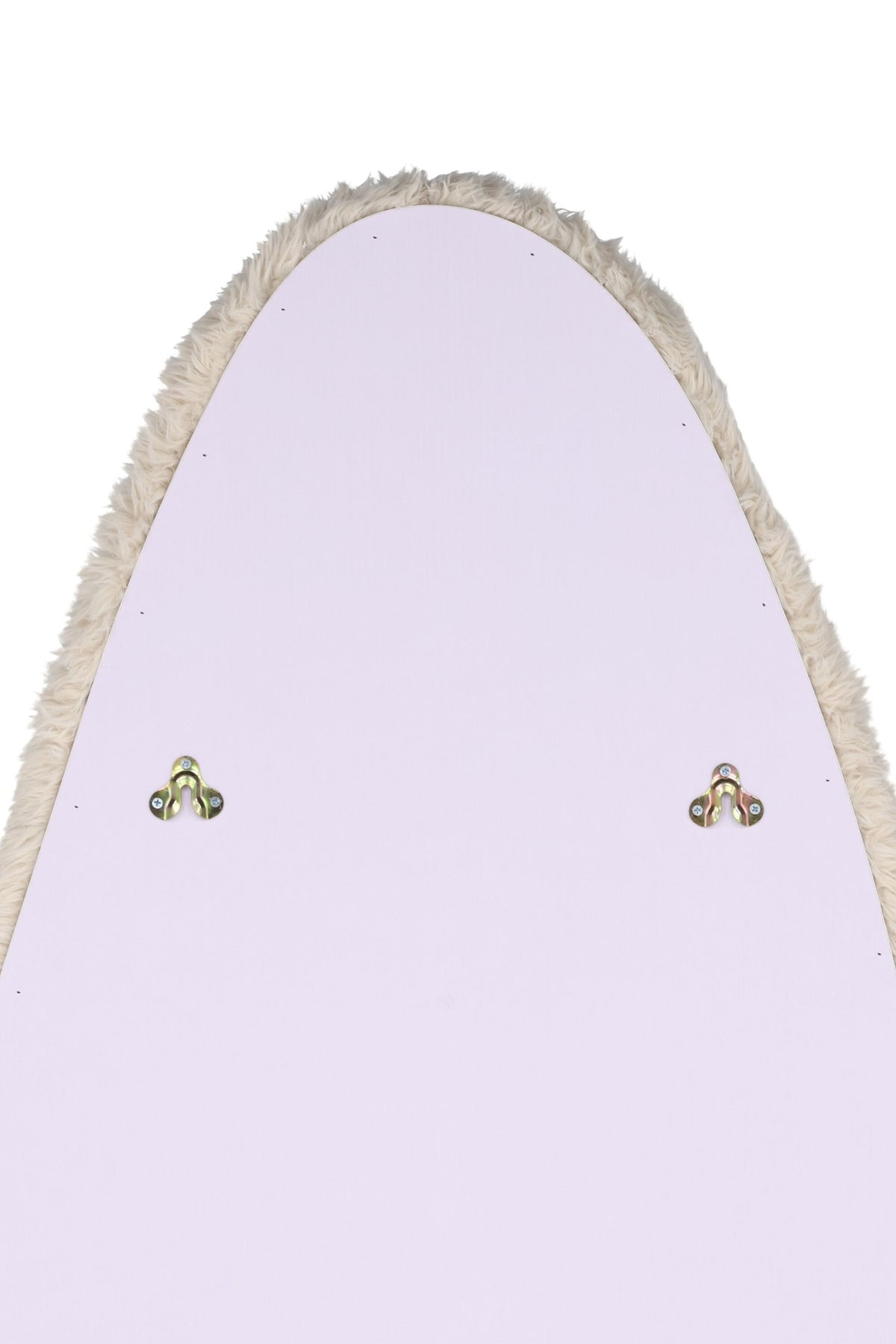 Mirza spegel 193x67 cm beige fuskpäls och glas