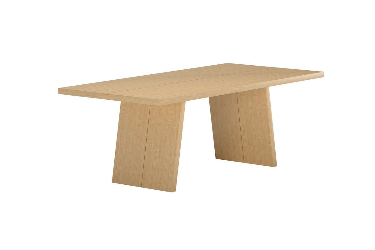 Logga matbord naturfärgad MDF med faner