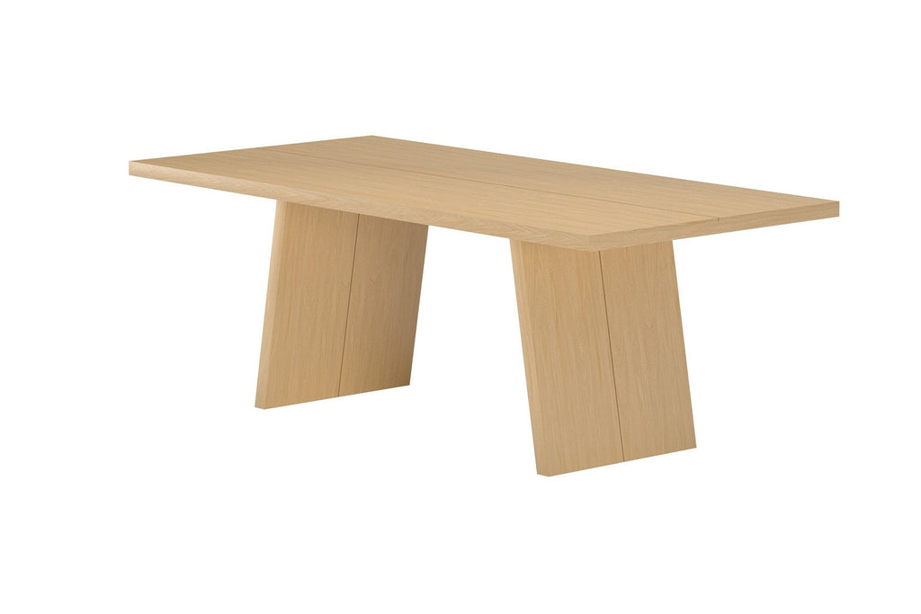 Logga matbord naturfärgad MDF med faner