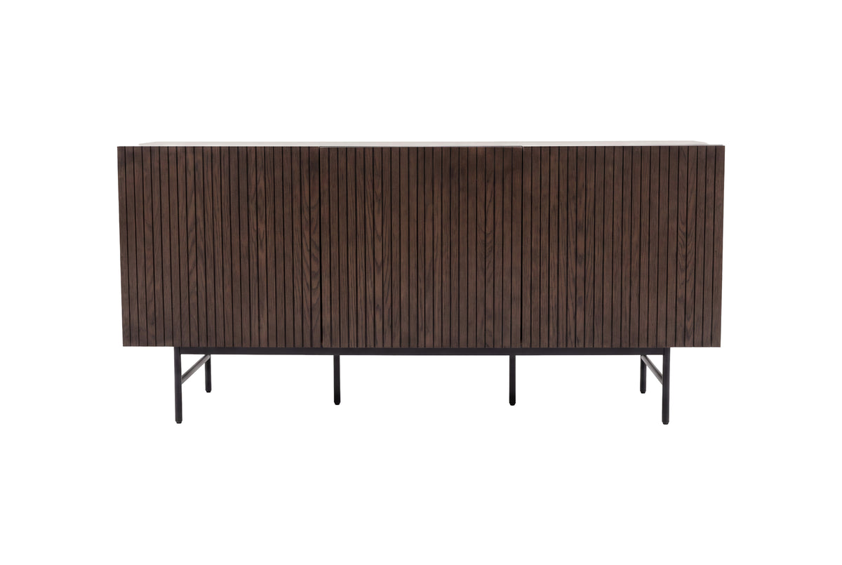 Björkön skåp 42x150x75 cm mockabrun – begränsad upplaga