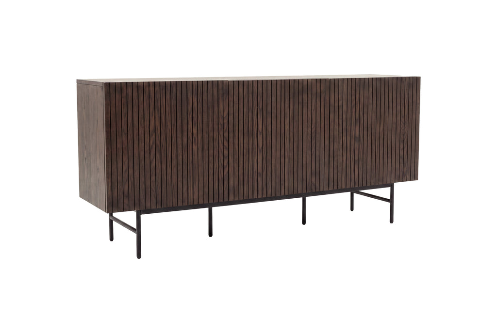 Björkön skåp 42x150x75 cm mockabrun – begränsad upplaga