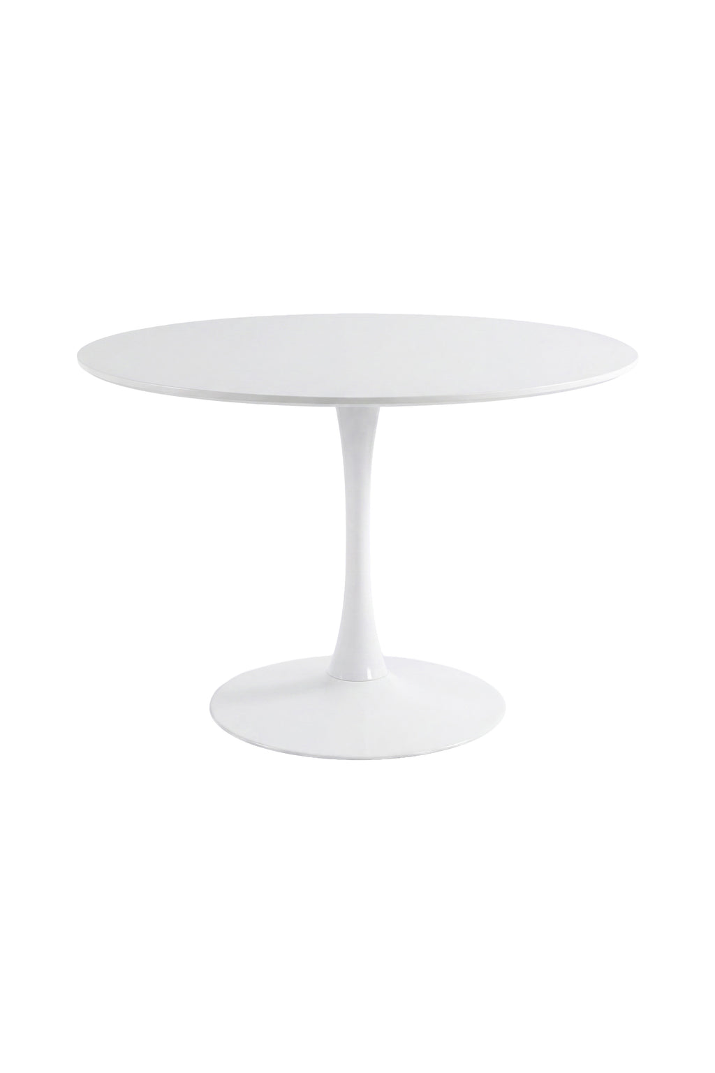 Hamden runt matbord Ø110 cm vit MDF