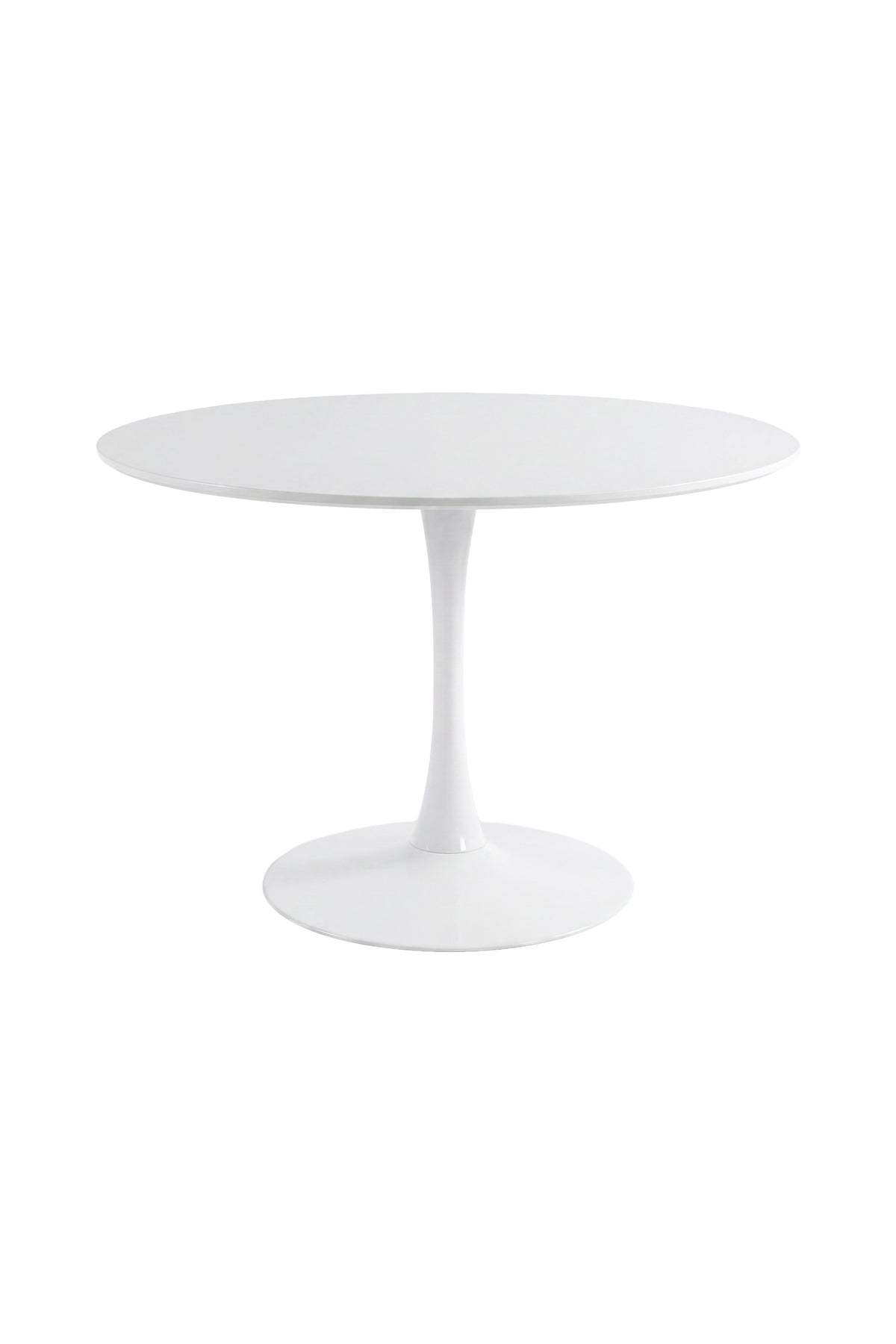 Hamden runt matbord Ø110 cm vit MDF