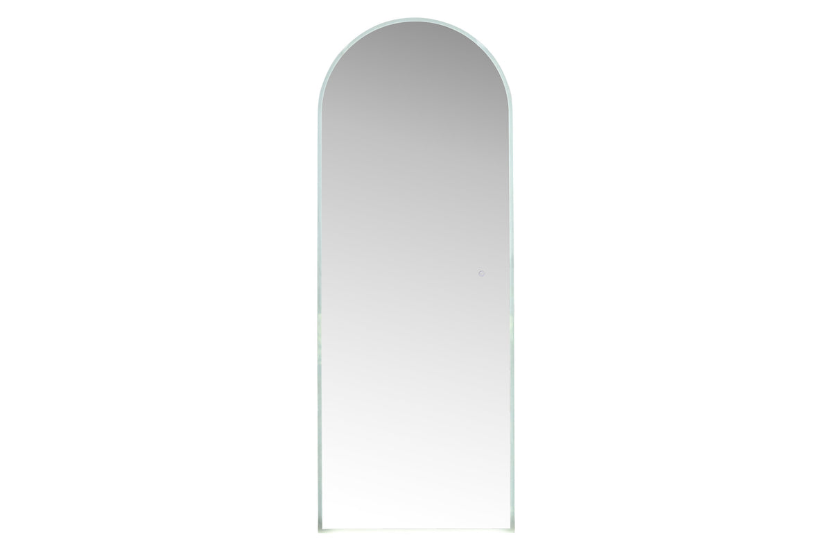 Skeppsvik x Josefin Lustig spegel med belysning 70x185 cm svart och klart glas