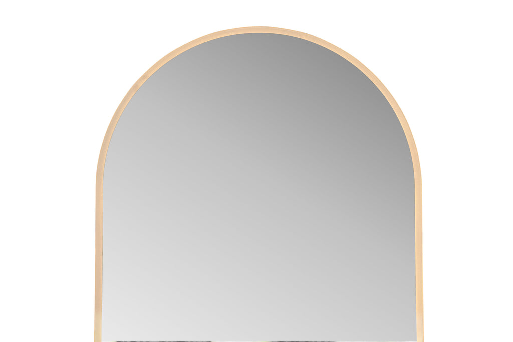 Skeppsvik x Josefin Lustig spegel med belysning 70x185 cm svart och klart glas