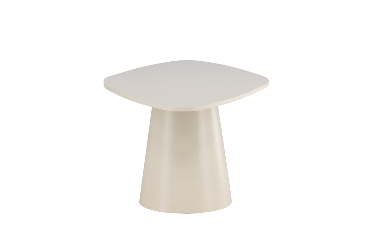 Diamond ovalt matbord 210x110x75 cm beige lackerad MDF