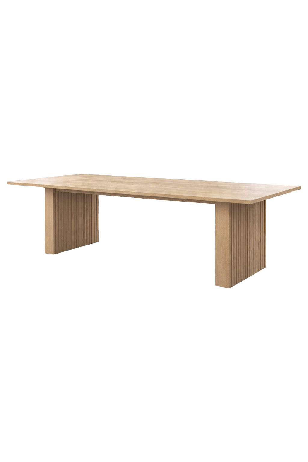 Humle förlängningsbart matbord 200–300x100x75 cm naturfärgat gummiträ