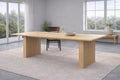 Humle förlängningsbart matbord 200–300x100x75 cm naturfärgat gummiträ