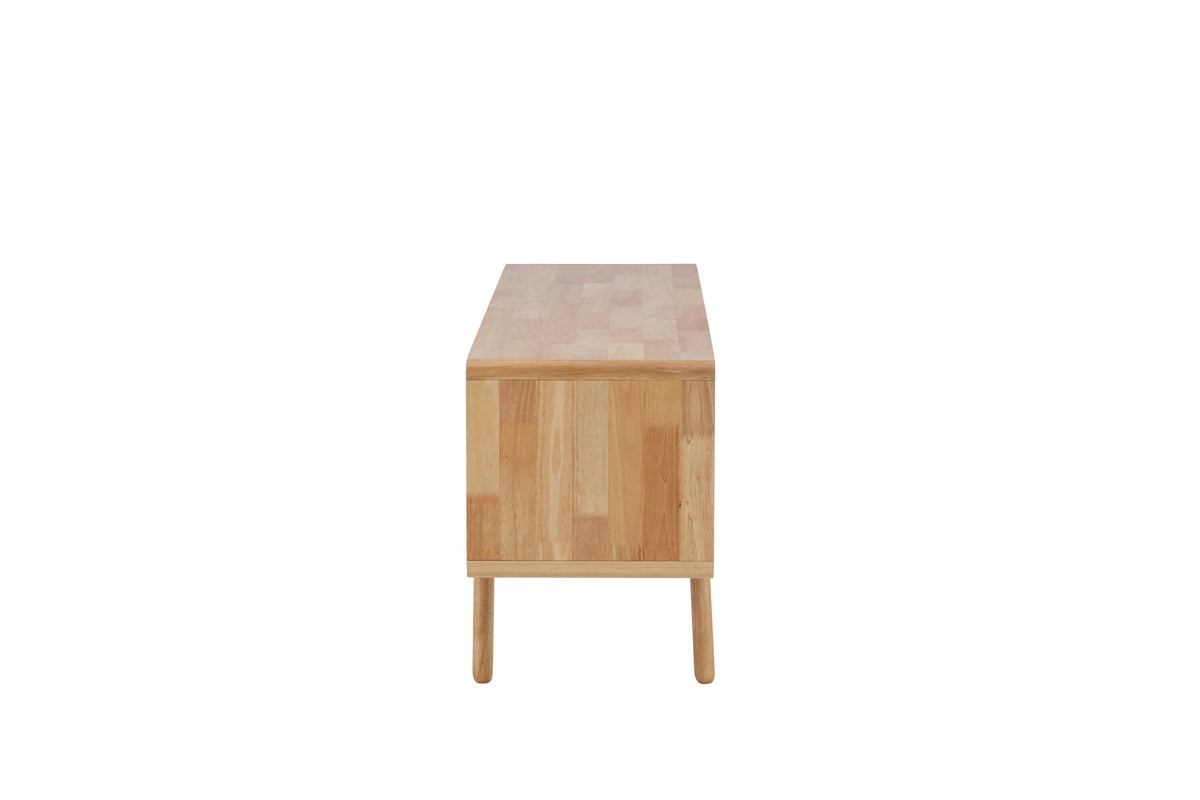 Skärhamn skåp 180x45x65 cm naturfärgat gummiträ