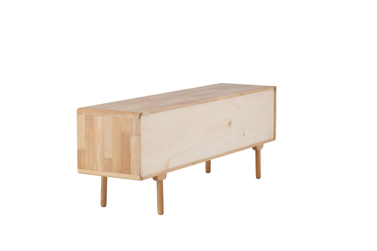 Skärhamn skåp 180x45x65 cm naturfärgat gummiträ
