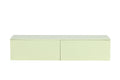 Frihamn byrå 160x45x35 cm högblank grön MDF