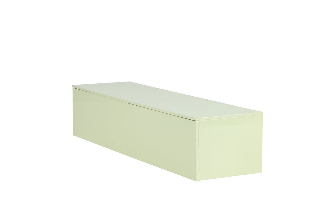 Frihamn byrå 160x45x35 cm högblank grön MDF