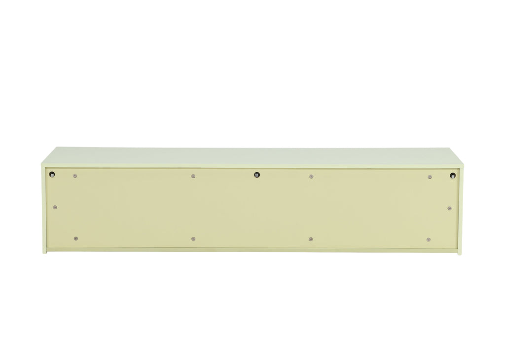 Frihamn byrå 160x45x35 cm högblank grön MDF