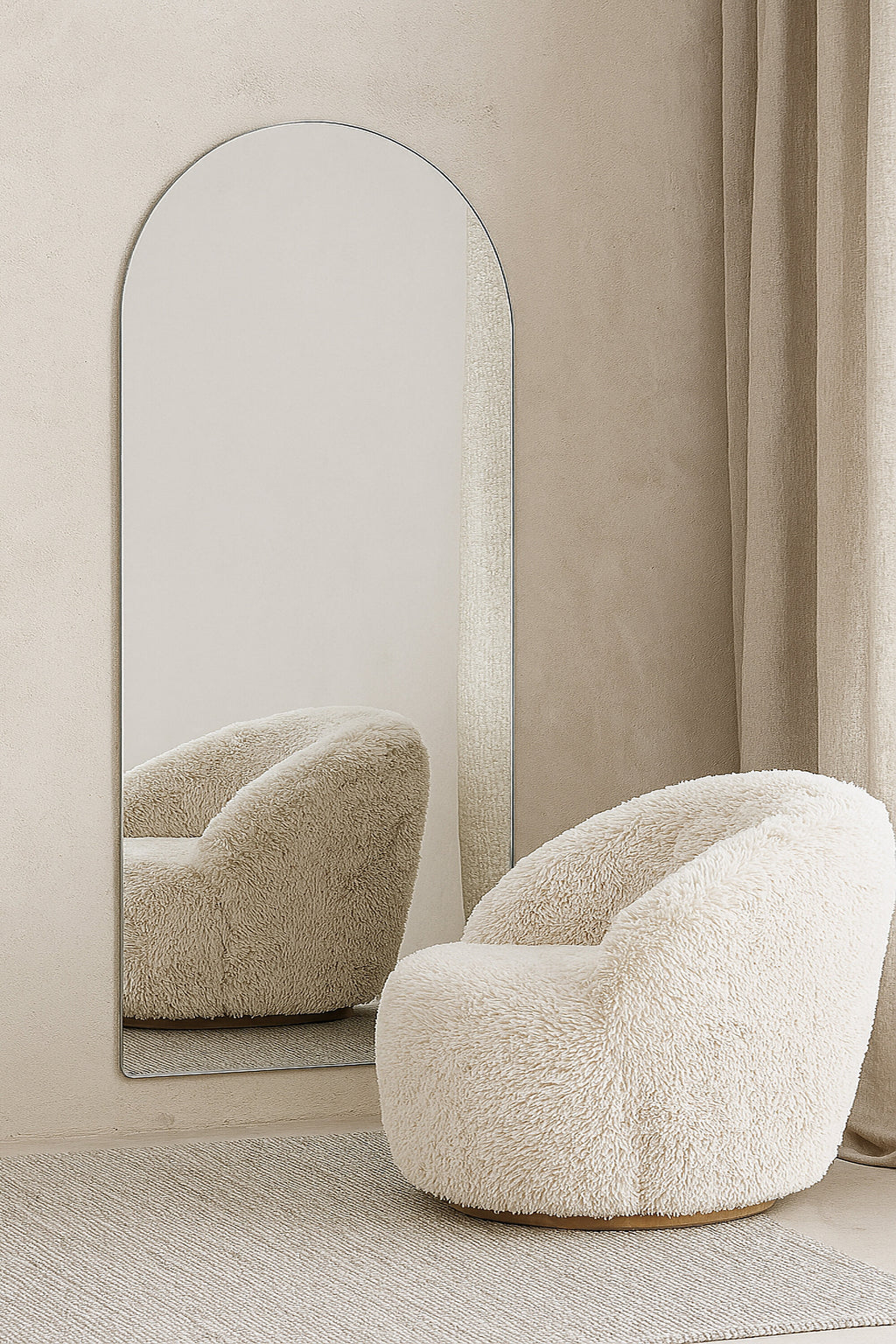 Sarasota spegel 100x193 cm klart glas