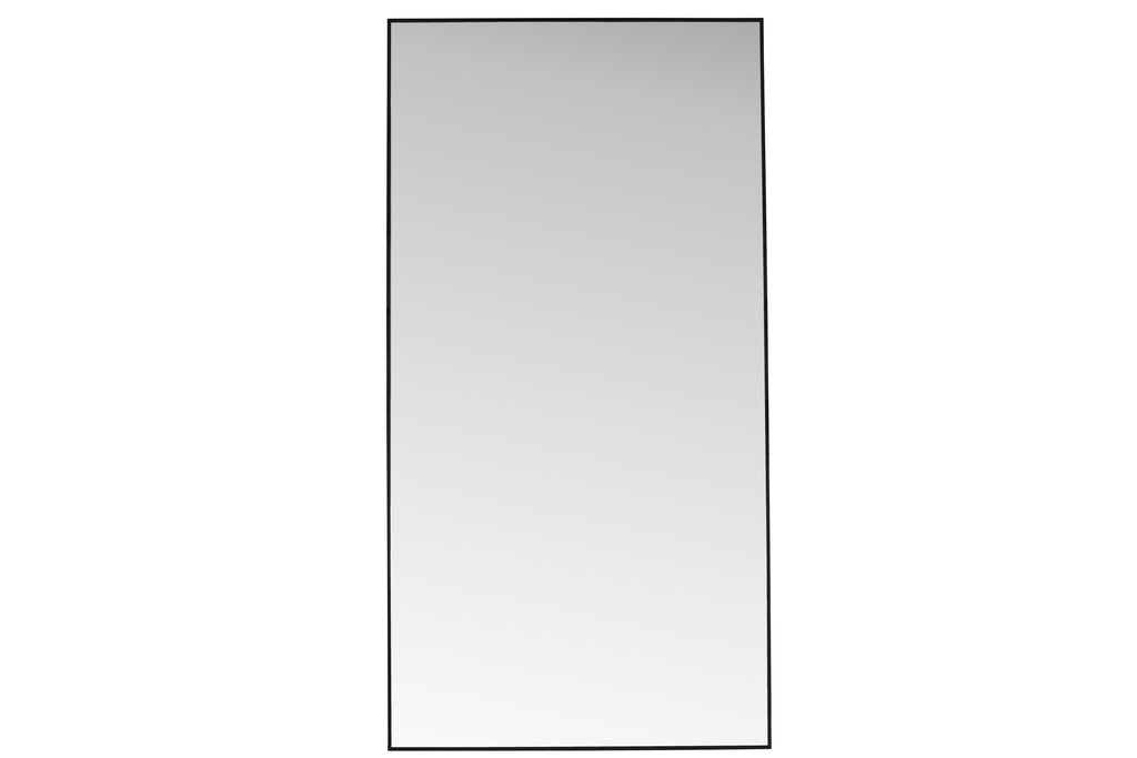 Dalton spegel 100x193 cm svart ram och klart glas