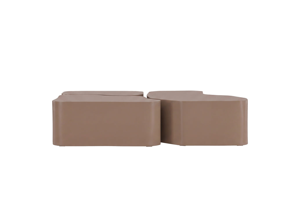 Nordland soffbord 95x70, 74x60 och 40x40 cm brunt